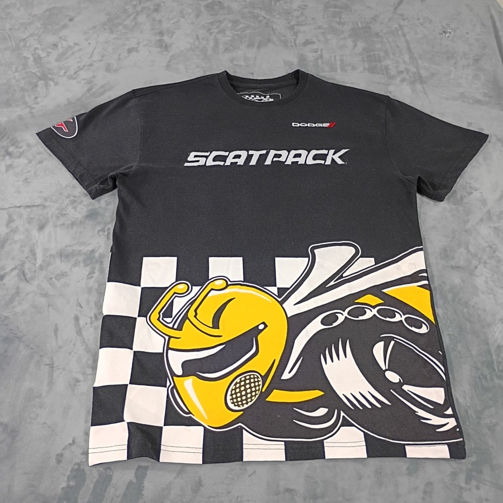 Dodge x Reason Scat Pack 1320 Graphic T-Shirt Mens Large Black Limited Edition